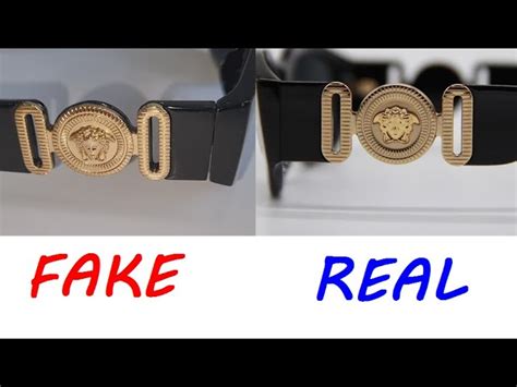 how do you know if a versace belt is fake|authenticate versace glasses.